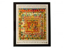 Mandala Buddha Medicinal - placa ceramica