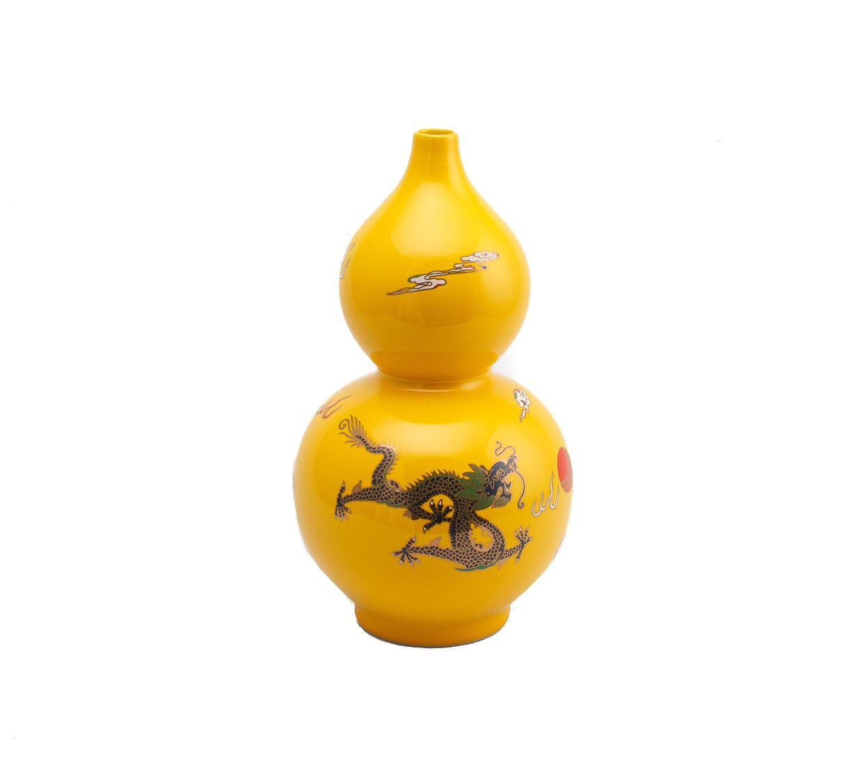 Wu Lou cu Dragoni Norocosi - ceramica