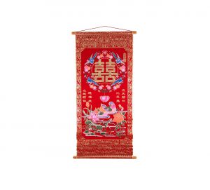 Rol Feng Shui cu Rate Mandarine si Simbolul Dublei Fericiri - marime mare