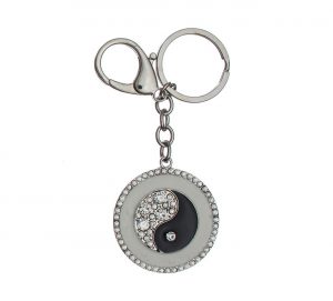 Breloc Feng Shui cu Yin Yang - metal